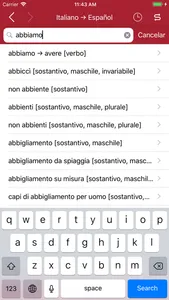 Accio: Spanish-Italian screenshot 3