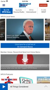 The Nashville Public Radio App screenshot 1