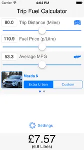 Trip Fuel Calculator screenshot 0