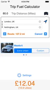 Trip Fuel Calculator screenshot 2
