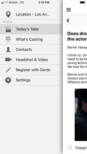 Actor Genie App screenshot 1