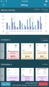 Billings Pro - Time & Invoice screenshot 0