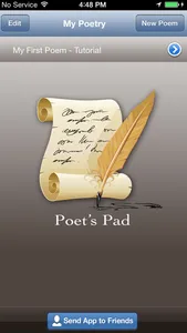 Poet's Pad™ for iPhone screenshot 0