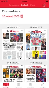 De Morgen Print Editie screenshot 5