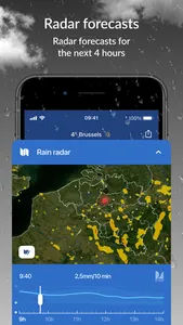 KMI-IRM - Weather for Belgium screenshot 2
