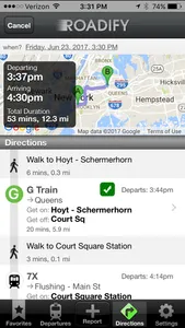 Roadify Transit: subway, bus, train, bike share screenshot 0