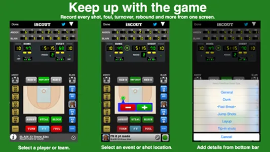 iScout Basketball screenshot 1