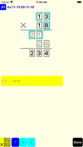 2 Digit Multiplication screenshot 1