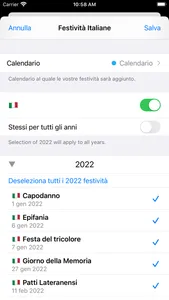 Festività Italia screenshot 1