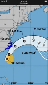 NOAA Hurricane Center screenshot 1