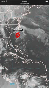 NOAA Hurricane Center screenshot 2