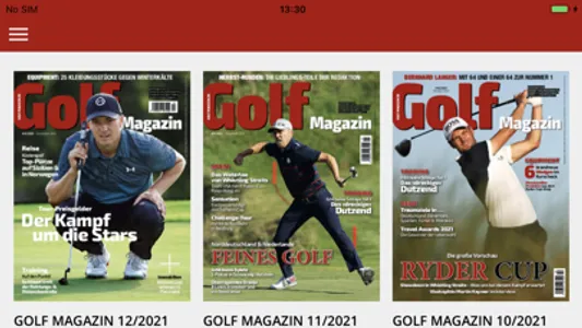 GOLF MAGAZIN screenshot 1