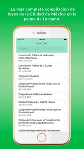 Leyes Ciudad de México CDMX screenshot 0
