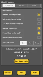 Radiator / BTU Calculator screenshot 3