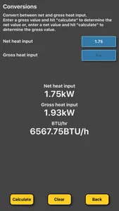 Radiator / BTU Calculator screenshot 6