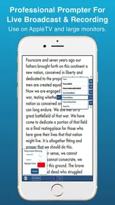 Public Speaking Teleprompter screenshot 1