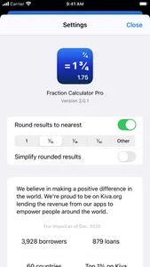 Fraction Calculator Pro screenshot 1