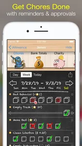 iAllowance (Chores Allowances) screenshot 1