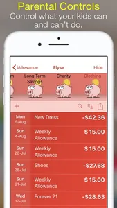 iAllowance (Chores Allowances) screenshot 6