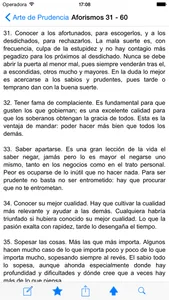 Oráculo manual arte prudencia screenshot 1