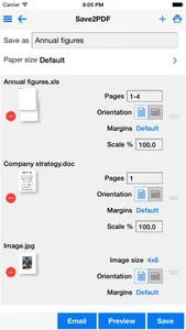 Save2PDF for iPhone screenshot 1