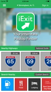 iExit Interstate Exit Guide screenshot 0