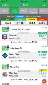 iExit Interstate Exit Guide screenshot 2