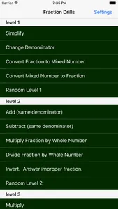 Fraction Drills Free screenshot 3