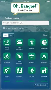 Oh, Ranger! ParkFinder™ screenshot 1