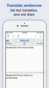 Croatian Dictionary Elite screenshot 2