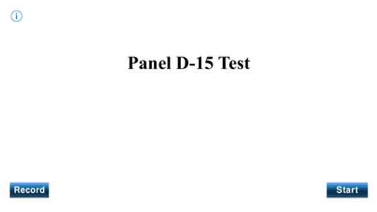 Panel D-15 Test screenshot 0