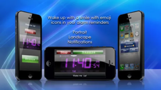 Alarm Clock Wake ® Pro Free - Wake & Rise! screenshot 1