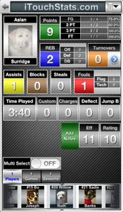 iTouchStats Basketball screenshot 3