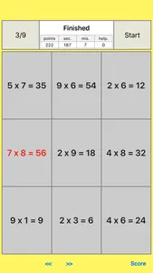 one digit multiplication tADa screenshot 2