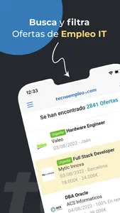 Tecnoempleo Empleo - Trabajo screenshot 1