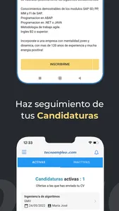 Tecnoempleo Empleo - Trabajo screenshot 5