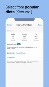 My Score Plus Calorie & Keto screenshot 3