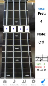 Bass Fretboard Addict screenshot 2