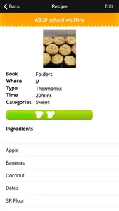 My Recipe Index screenshot 2