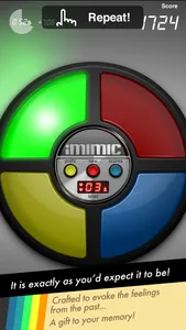 iMimic: 80's Vintage Electronic Memory Game screenshot 0