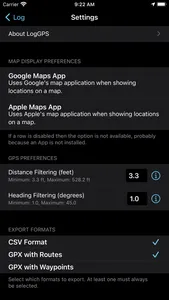 Log GPS screenshot 3