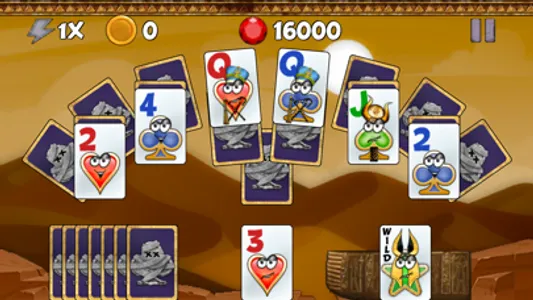 Tricky Tut Solitaire screenshot 0