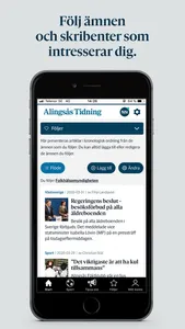 Alingsås Tidning screenshot 1