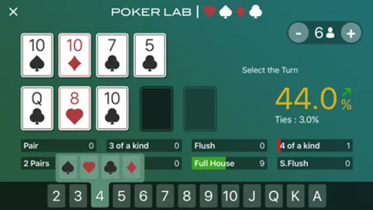 PokerLab Limited - Poker Odds ans Outs screenshot 3