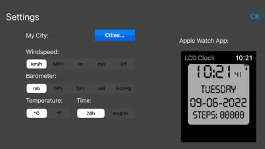 LCD-Clock screenshot 1