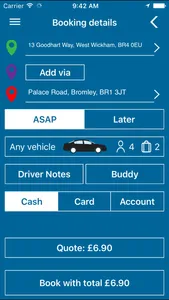 Cannon Cars- Booking App screenshot 2