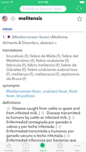 Spanish Medical Dictionary screenshot 2