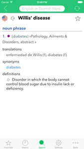 Spanish Medical Dictionary screenshot 4