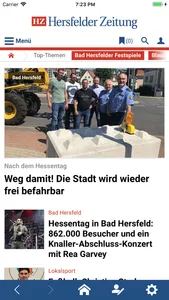 Hersfelder Zeitung screenshot 0