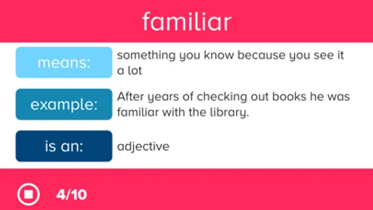 3rd Grade Vocabulary Prep screenshot 3